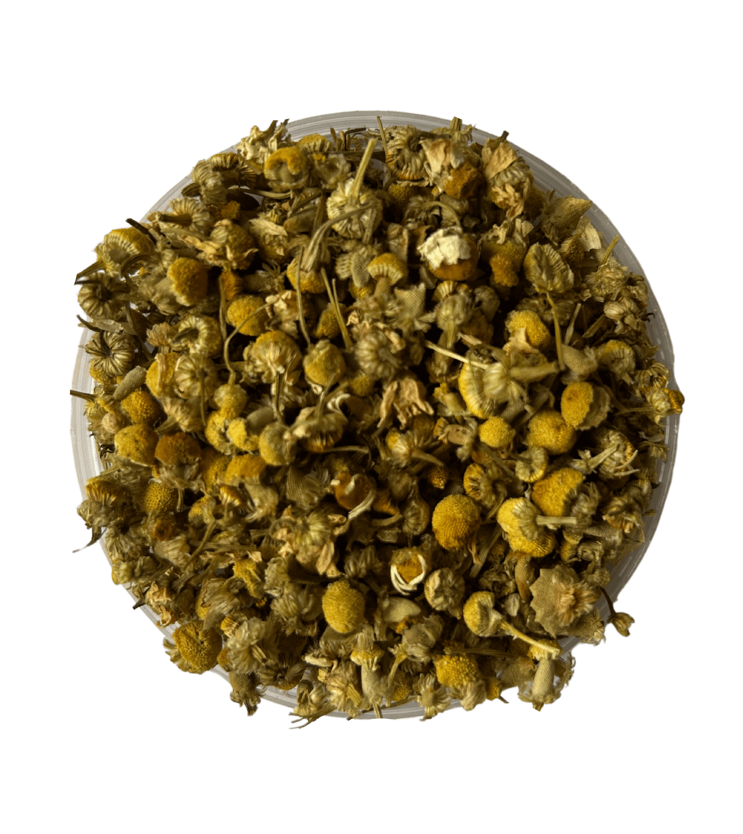 Whole dried chamomile flowers – calming herbal tea for sleep and relaxation - Botanicum SA