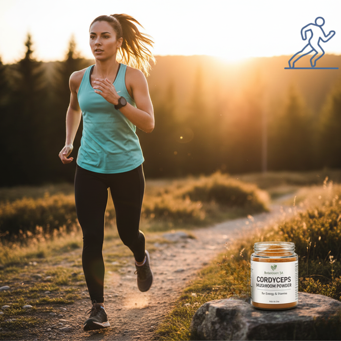 Herbs and Mushroom Powders for better physical performance from botanicum sa