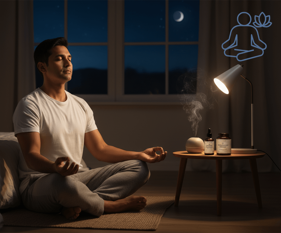 Herbs and Mushroom Powders to aid in relaxation and restful sleep from Botanicum SA