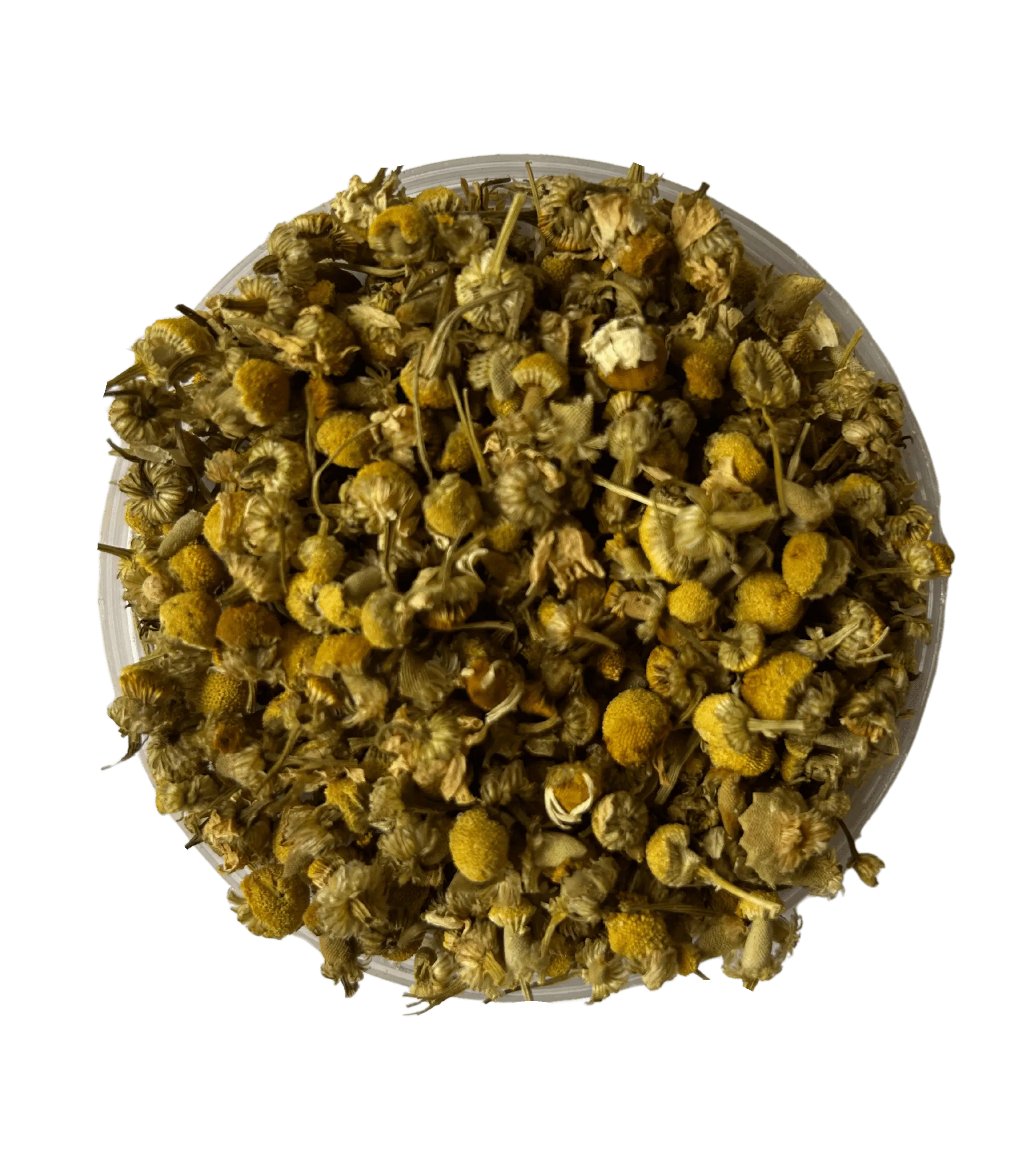 Whole dried chamomile flowers – calming herbal tea for sleep and relaxation - Botanicum SA