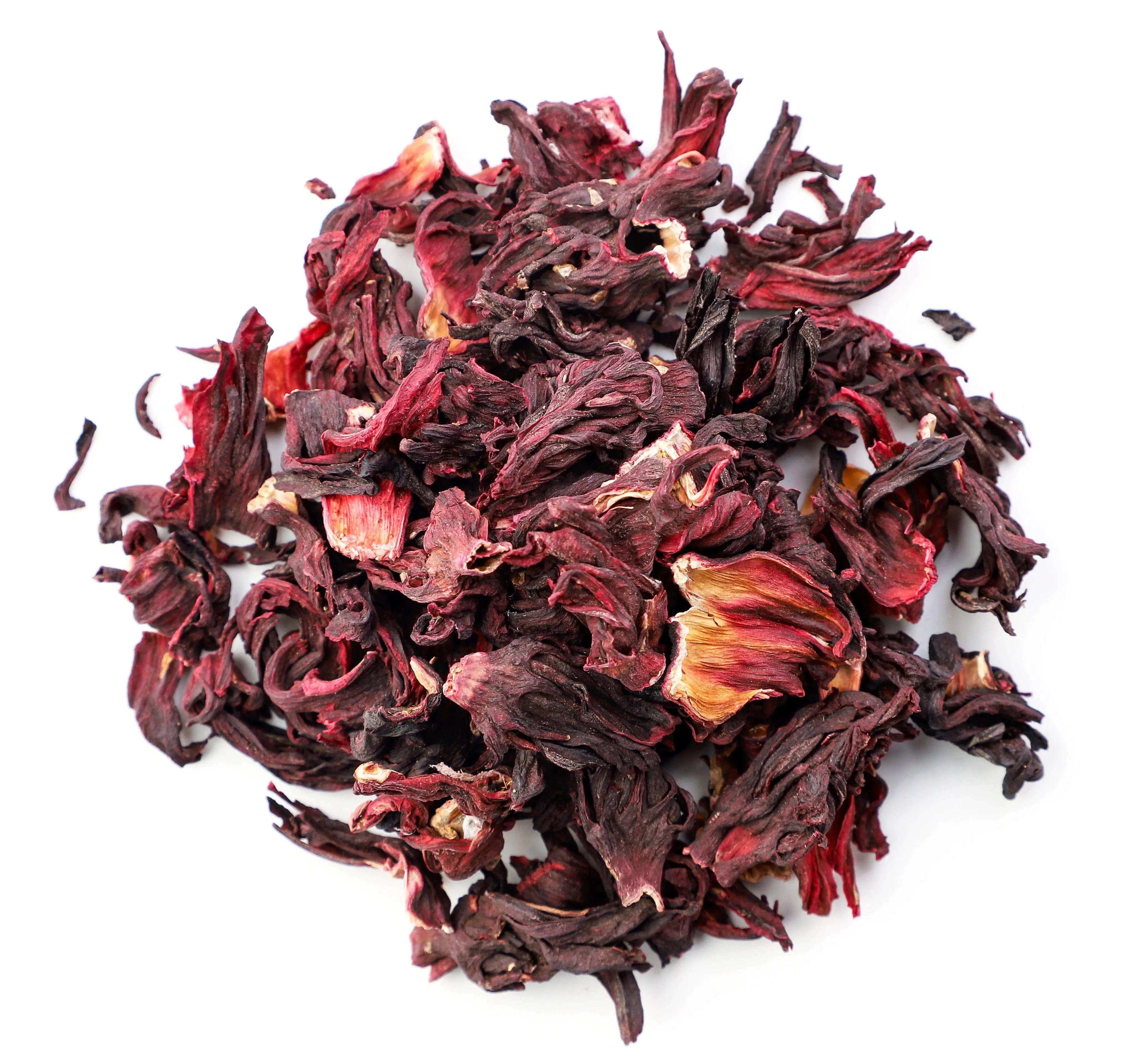 Dried hibiscus petals – tart herbal tea - bulk loose leaf tea